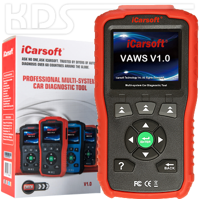 iCarsoft VAWS V1.0 for VW / Audi / Seat / Skoda - in RED