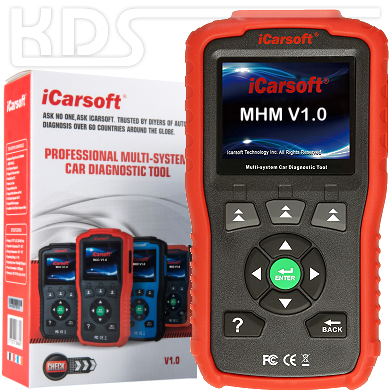 iCarsoft MHM V1.0 for Mitsubishi / Honda / Mazda / Acura - in RED